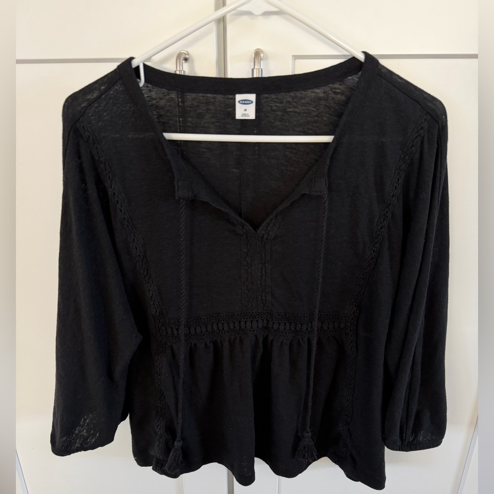 Old Navy Black Women's Flowy Too
